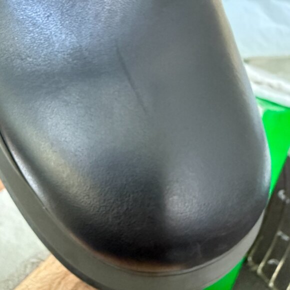 Bottega Veneta Military Calf Black Leather Brown & Black Tire Boot 630284 - Picture 12 of 16